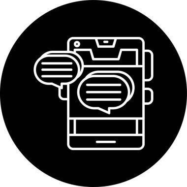 Modern kamera simgesinin vektör illüstrasyonu