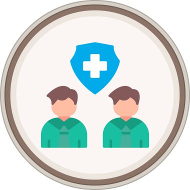 Hastane. Web simgesi basit tasarım