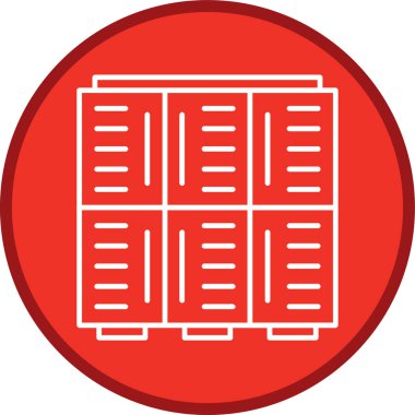 Sunucu. Web simgesi basit illüstrasyon