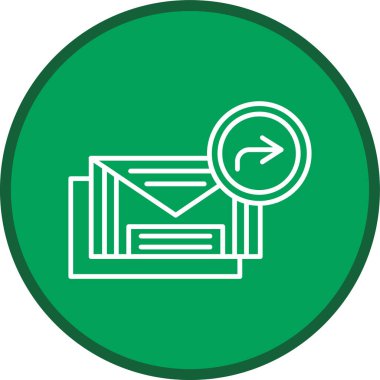 Vektör e- posta ağı Simgesi