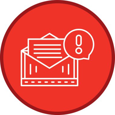 E- posta simgesi vektör illüstrasyonu