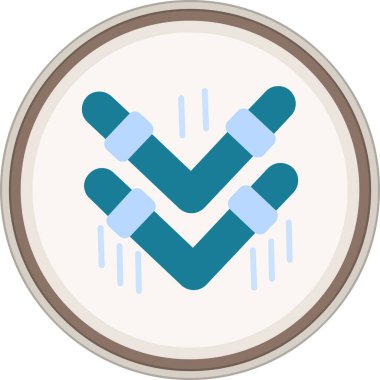 Hava durumu. Web simgesi basit illüstrasyon