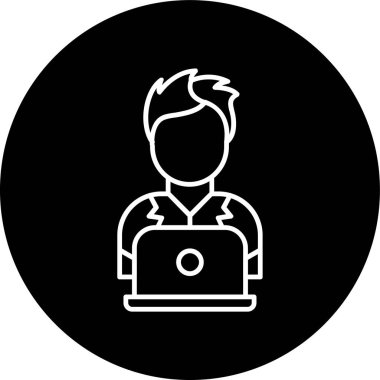 seo modern simgesinin vektör illüstrasyonu