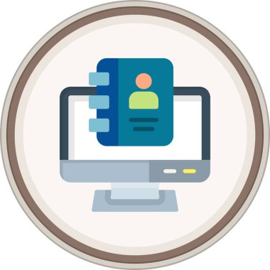 - İnternet. Web simgesi basit tasarım