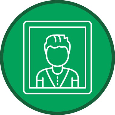 Vektör Adam Simgesi illüstrasyonu