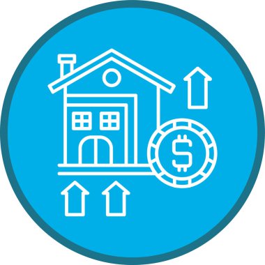 Dolar simgesi vektör illüstrasyonu