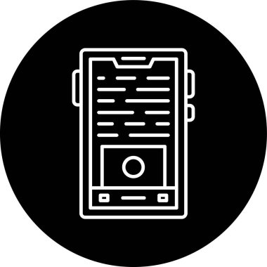 Vektör akıllı telefon simgesi illüstrasyonu