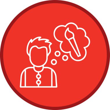 Mikrofonlu bir adamın vektör çizimi