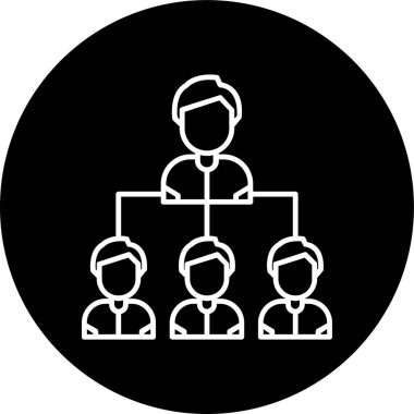 İnsan simgesinin vektör illüstrasyon tasarımı