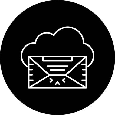 Vektör E- posta simgesi illüstrasyonu