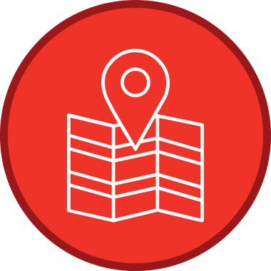 konum pin vektör simgesi modern basit illüstrasyon