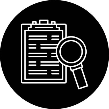 Arama simgesi vektör illüstrasyonu