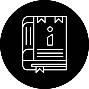 Kitap. Web simgesi basit illüstrasyon