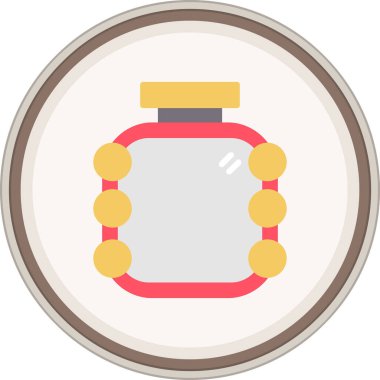 Parfüm. Web simgesi basit illüstrasyon