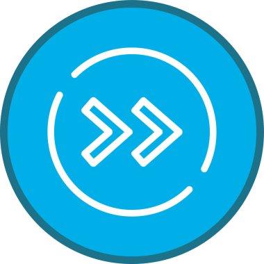 Ok. Web simgesi basit illüstrasyon