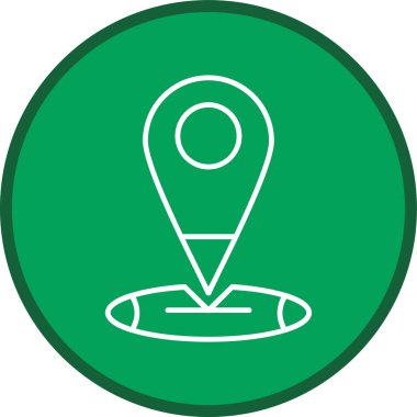 Harita işaretleyici vektör illüstrasyonuName