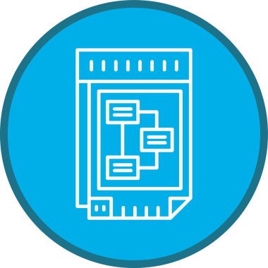 vektör lcd simgesi illüstrasyonu