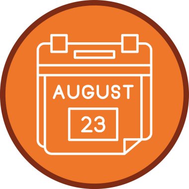 Takvim simgesinin vektör illüstrasyonu