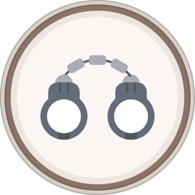 Kelepçe vektör simgesi modern basit illüstrasyon