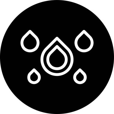 Beyaz arkaplanda izole edilmiş ikon ve vektör illüstrasyonunu bırak