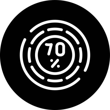 9 0 simgesinin vektör illüstrasyonu