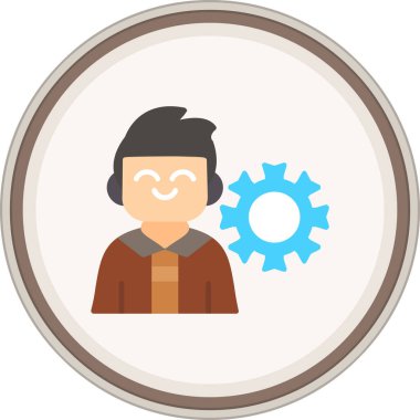 Müşteri yöneticisi. Web simgesi