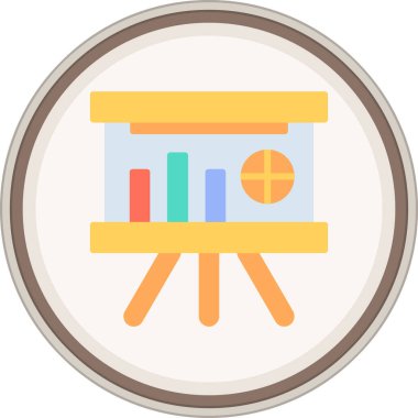 Eğitim düz simge vektör çizim