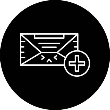 vektör posta simgesi illüstrasyonu