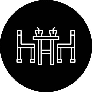 Gıda simgesinin vektör illüstrasyonu