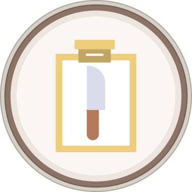 Sigara Düz Çember Vektör Simgesi Tasarımı