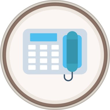 - Telefon. Web simgesi basit illüstrasyon