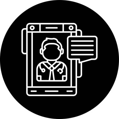 Doktor Simge vektör illüstrasyonu