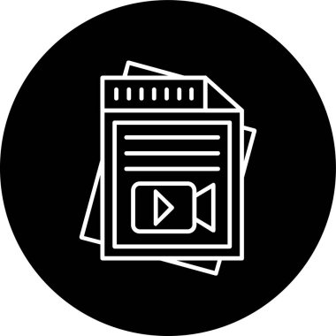 Web için dosya simgesi, vektör illüstrasyonu