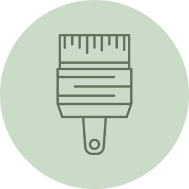 Brush green Circle. Vector Illustration For Web Use