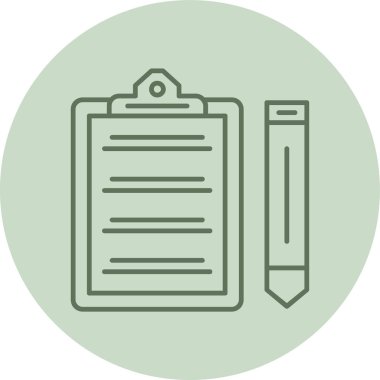 Yeşil Çember yaz. Web Kullanımı için Vektör İllüstrasyonu