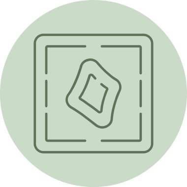 Sifr green Circle. Vector Illustration For Web Use