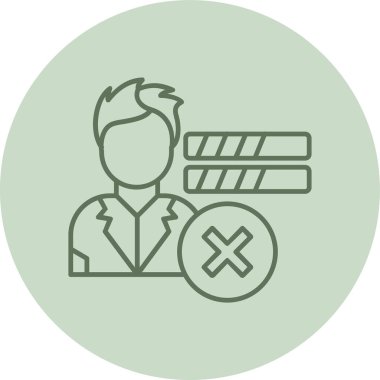 Yetenekli yeşil daire. Web Kullanımı için Vektör İllüstrasyonu