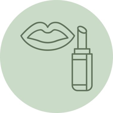 Ruj yeşili daire. Web Kullanımı için Vektör İllüstrasyonu