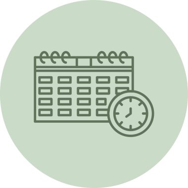 Yeşil Çember 'i ayarla. Web Kullanımı için Vektör İllüstrasyonu