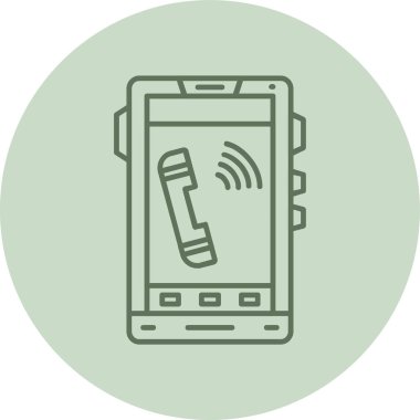 Yeşil Çember 'i ara. Web Kullanımı için Vektör İllüstrasyonu