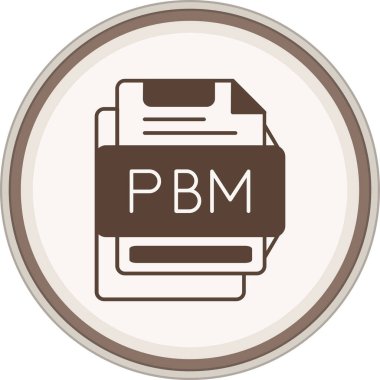 PBM Glyph kahverengi çember. Web Kullanımı için Vektör İllüstrasyonu