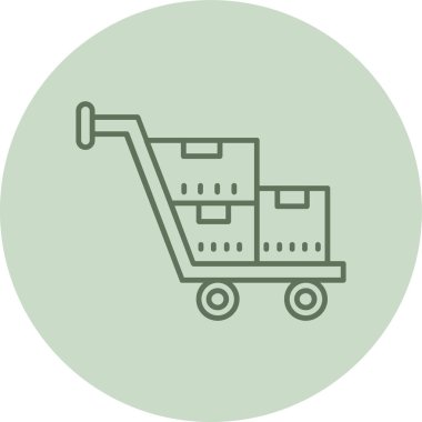 Dolly green Circle. Vector Illustration For Web Use