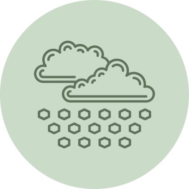 Yeşil Çember 'e selam olsun. Web Kullanımı için Vektör İllüstrasyonu