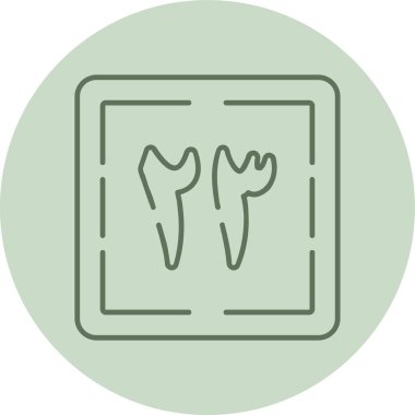 Thalatha wa Ishrun green Circle. Vector Illustration For Web Use