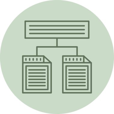 Yeşil Çember belgesi. Web Kullanımı için Vektör İllüstrasyonu