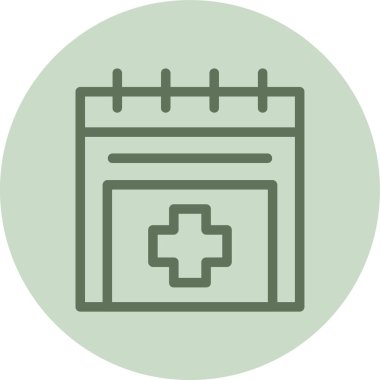 Stars green Circle. Web Kullanımı için Vektör İllüstrasyonu