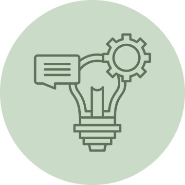 Stratejik yeşil çember. Web Kullanımı için Vektör İllüstrasyonu