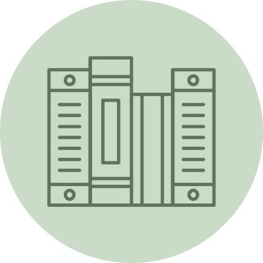 Files green Circle. Vector Illustration For Web Use