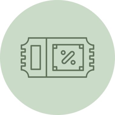 Discount green Circle. Vector Illustration For Web Use