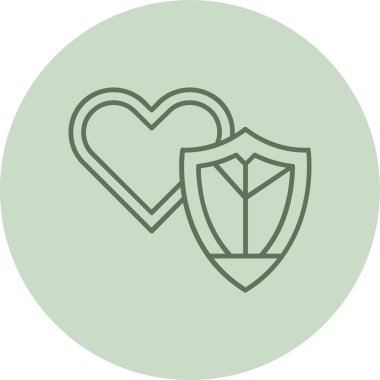 Healthcare green Circle. Vector Illustration For Web Use